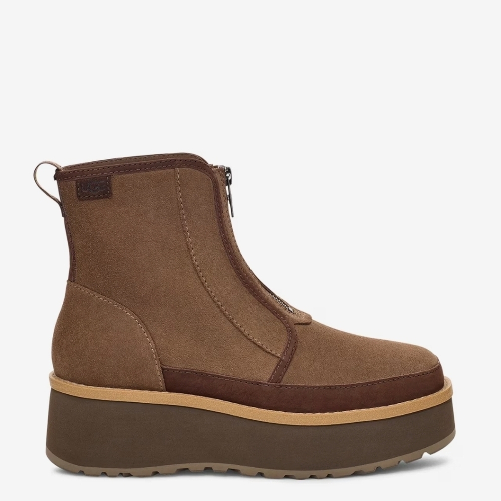 UGG Cityfunc Zip Women Size 10 Water Resistant Platform Bootie 112025 - Picture 4 of 7